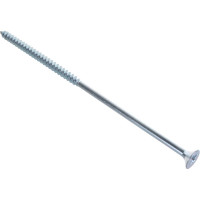 Потайной универсальный шуруп Метизный двор 6,0x160, белый, 2 шт. 4690441019431