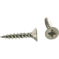 Потайной универсальный шуруп Метизный двор 4,0x20, белый, 30 шт. 4690441019011