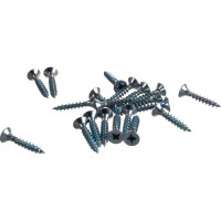 Потайной универсальный шуруп Метизный двор 4,5x25, белый, 20 шт. 4690441019127