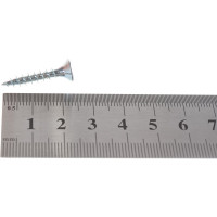 Потайной универсальный шуруп Метизный двор 4,5x25, оцинкованный, 500 шт. 4690441022264