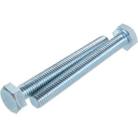 Болт с шестигранной головкой Метизный двор 10x80 DIN 933. 2 шт. 4607173906199