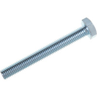Болт с шестигранной головкой Метизный двор 10x80 DIN 933. 2 шт. 4607173906199