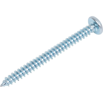 Шуруп с полукруглой головкой Метизный двор 4,8x50 оцинкованный DIN 7981, 200 шт. 4690441025395