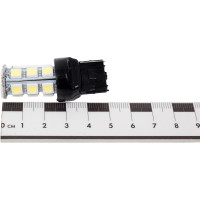 Автолампа диод SKYWAY T20 W21/5W 18 SMD диодов 2-контурная белая S08201203