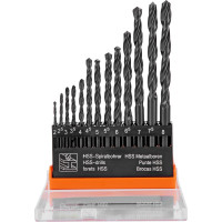 Набор сверл по металлу SPARTA 2-8 мм, HSS,13 шт.цилиндрический хвостовик// 723355