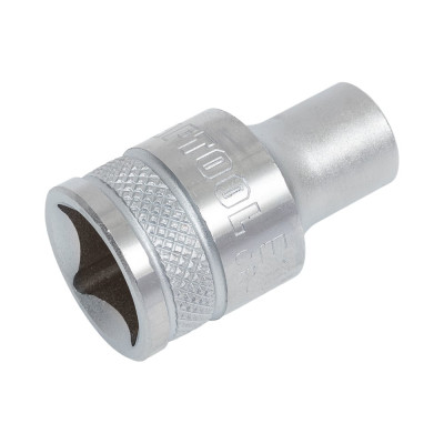Торцовая головка "INDUSTRIE QUALITAT" хромосатинированная (внутренний TORX, 1/2", Е10) Kraftool 27810-10_z01