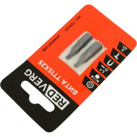 Бита Torx Tamper ТТ15, 25 мм, 2 шт. REDVERG 6623496