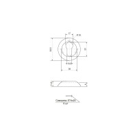 Накладки на цилиндр Code Deco DP-C-14-GRF 27227