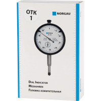 Измерительная головка часового типа NORGAU 10 мм, 0.01 мм, тип NI-1010 с поверкой 042035010/П