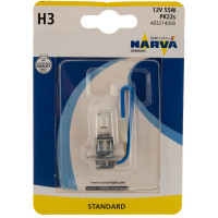 Автолампа NARVA H3 55 PK22s блистер 12V 1 10 483214000