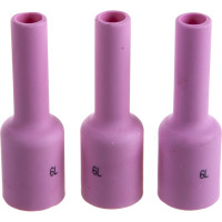 Сопло газовая линза удлиненная № 6L IPT1709 (10 шт; 8 мм) для TIG TP 17/18/26 ПТК 00000027250