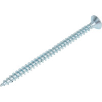 Потайной универсальный шуруп Метизный двор 6,0x90, белый, 3 шт. 4690441019394