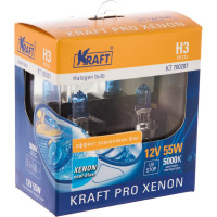 Автолампа KRAFT H3 12v 55w PK22s Pro Xenon KT 700207