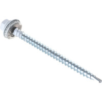 Кровельный саморез Daxmer 4,8х70 RAL 9003 сверло №1, 100 шт 00000304180