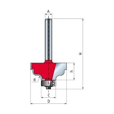 Фреза FREUD PRO R 38-40208