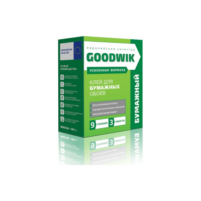 Клей для любых бумажных обоев Goodwik Б 9