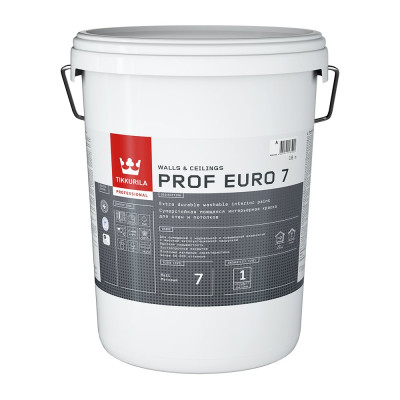 Интерьерная суперстойкая краска Tikkurila PROF EURO 7 700009638