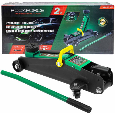 Rockforce Домкрат подкатной 2т RF-TH22001CB(29978)