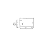 Смеситель для ванны Ledeme L3158 99140
