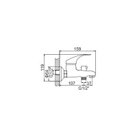 Смеситель для ванны Ledeme L3036 805750