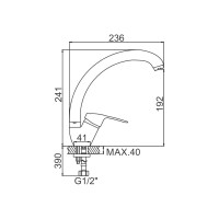 Смеситель для кухни Ledeme L4137-B 89282
