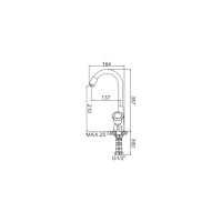 Смеситель для кухни Ledeme L4022-2 808190