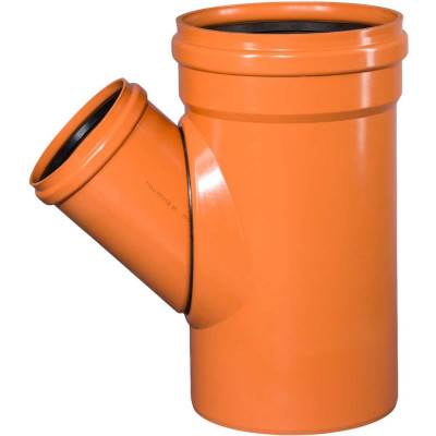 Тройник наружной канализации Ostendorf 45 градусов, 400х250 226320