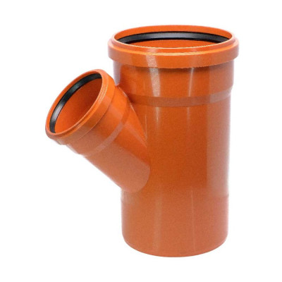 Тройник наружной канализации Ostendorf 45 градусов, 200х125 223320
