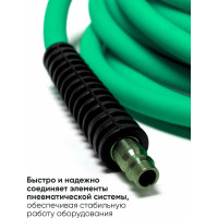 Штуцер пневматический наружная резьба 1/4- елочка 12 мм ROCKFORCE RF-MH04/08(1900)