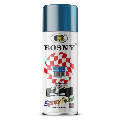 Акриловая краска Bosny аэрозоль, светло-голубой RAL 5012 15