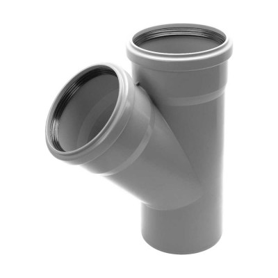 Канализационный тройник Ostendorf 45 градусов, 125х125 116200