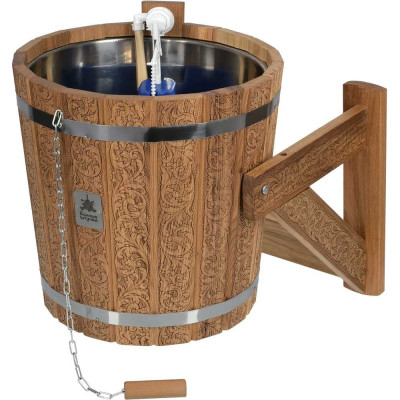 Русский душ Банные штучки Цветочный орнамент 20 л 33370