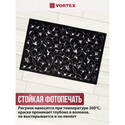 Влаговпитывающий коврик VORTEX Samba Лилии 60х90 см. 22403