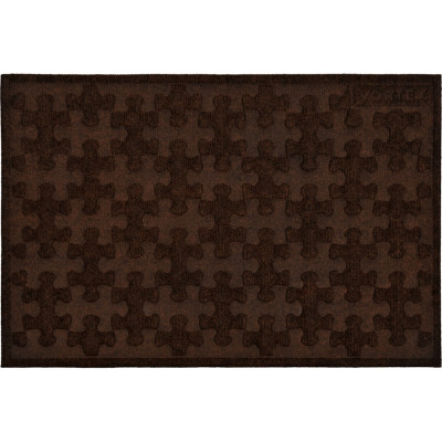 Рельефный коврик VORTEX Greek, 40х60 см, коричневый 20103