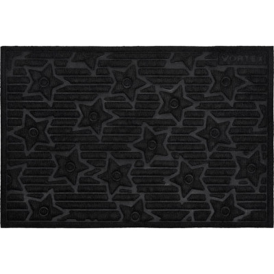 Рельефный коврик VORTEX Greek 40х60 см, черный 20102