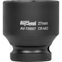 Головка ударная шестигранная (27 мм; 1/2DR) AV Steel AV-720027