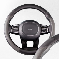 Оплетка SKYWAY Combo-6 M Черно/серая экокожа S01102291