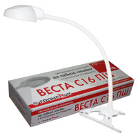 Настольный светильник Трансвит Веста С16 ПШ ПДБ54-6-006 7Вт 220В LED (белый) 4650066340778 УТ-00025106