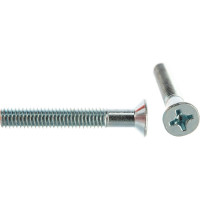 Винт с потайной головкой Саморезик 6х40 оцинк. DIN 965, 180 шт. DIN965-6х40-180