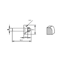 Фреза HM карнизная (15.9х21.5х62.5х44.5 мм) REDVERG 840461 6625670