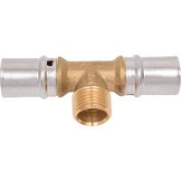 Тройник-переходник с наружной резьбой STOUT 20х1/2х20 прессовой SFP-0008-201220 RG008S9C24RVPM