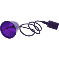 Подвес с патроном Smartbuy E27, 1 м, фиолетовый SBE-CLHE27s-p