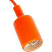 Подвес с патроном Smartbuy E27, 1 м, красный SBE-CLHE27s-r