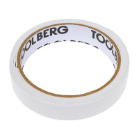 Двусторонняя лента на вспен.основе TOOLBERG 2005012, 19 мм х 1,5 м 90003726825