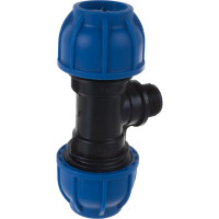 Тройник с наружной резьбой UNIO  32x3/4x32 77032000032M034b