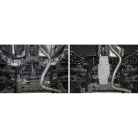 Защита редуктора Rival для Subaru Forester V (V - 2.0) 4WD 2018-н.в./Subaru XV II (V - 2.0) 4WD 2017-н.в., алюминий 3 мм, с крепежом, 333.5434.1