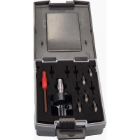 Набор фреза со сменными ножами скругление (R 3, 4, 5, 6, 8, 10 мм, хвостовик 12 мм) ROTIS 1473222212