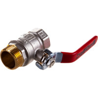 Шаровой кран Terma RED 1 в/н ручка 26132