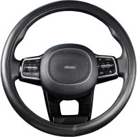 Оплетка SKYWAY Top-2 M черная, экокожа S01102050