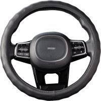 Оплетка SKYWAY Top-1 M черная, экокожа S01102169